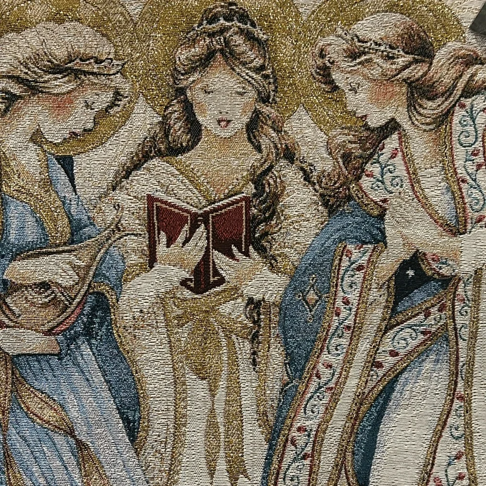 Elegant Angel Tapestry Wall Hanging